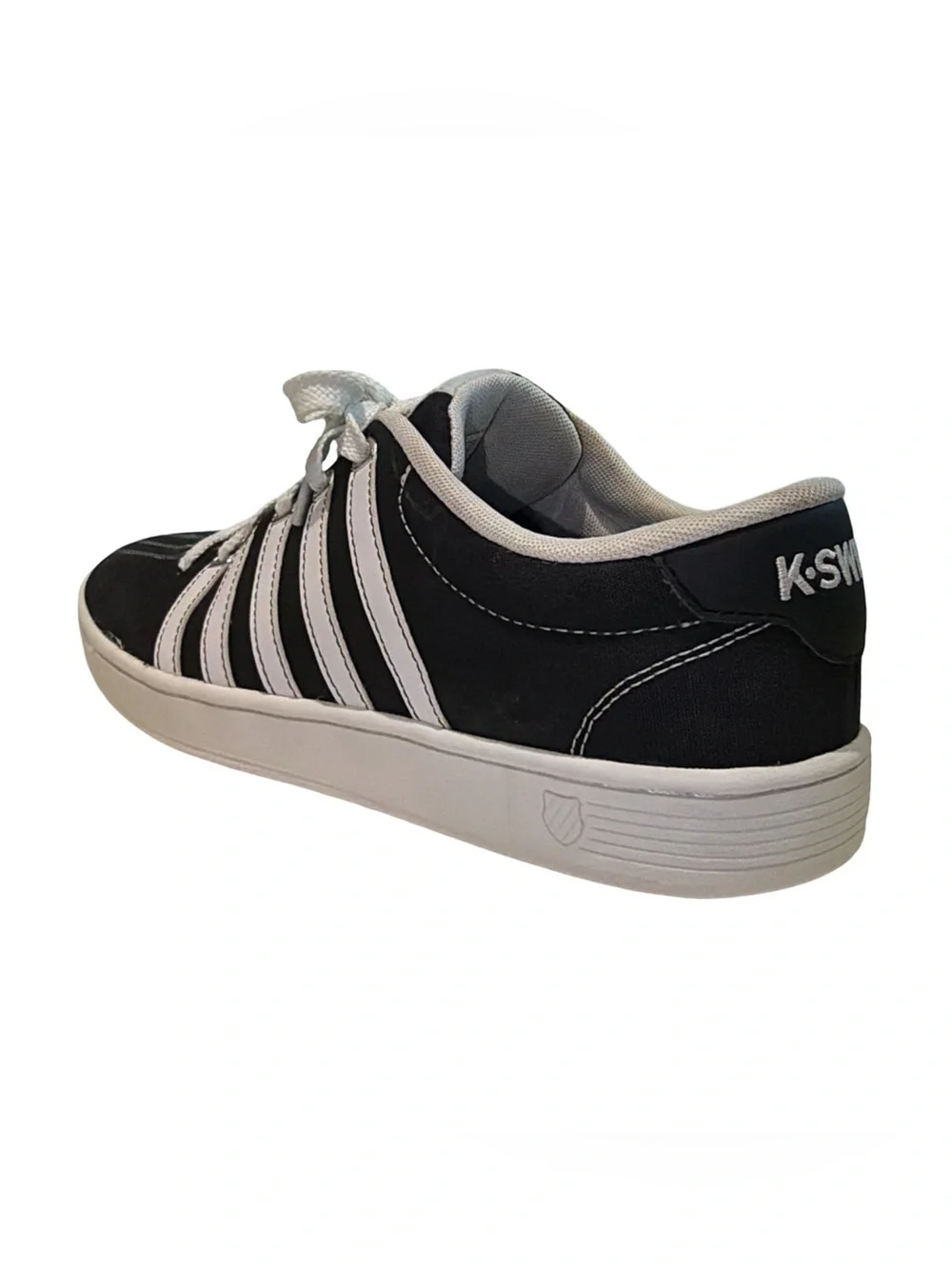 K-Swiss Men's Classic Black & White Sneakers | Swiss Luxury / Size 9